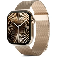 Epico Watch Strap milánský tah 42/44/45/46/49mm zlatý - Řemínky