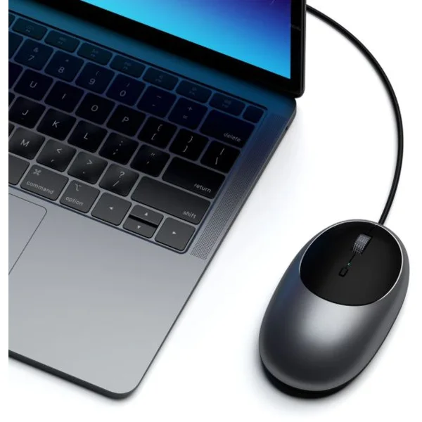 Satechi C1 USB-C drátová myš vesmírně šedá - Myši - Obrázek HH6NF00101