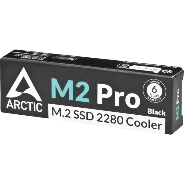 ARCTIC M2 Pro heatsing set pro M.2 2280 černý - Chladiče - Obrázek HL0M000K01
