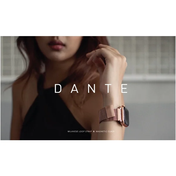 UNIQ Dante ocelový řemínek Apple Watch 46/45/44/42mm grafitový - Řemínky - Obrázek HL50300401