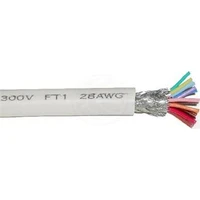 PremiumCord LYCY 25 žil kabel 1m šedý - Kabely a redukce