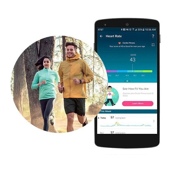 Fitbit Charge 2 náramek S černý - Fitness náramky - Obrázek HLLH000101