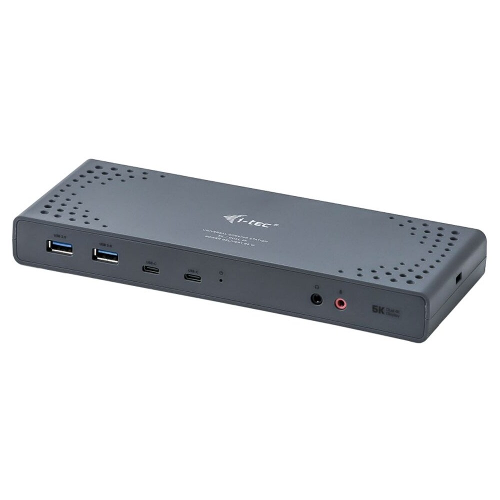 i-tec USB 3.0 / USB-C 5K Univerzální dualní dokovací stanice, 2x 4K 60Hz video + Power Delivery 65W