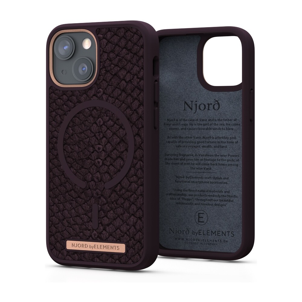 NJORD Eldur MagSafe case iPhone 13 mini purple