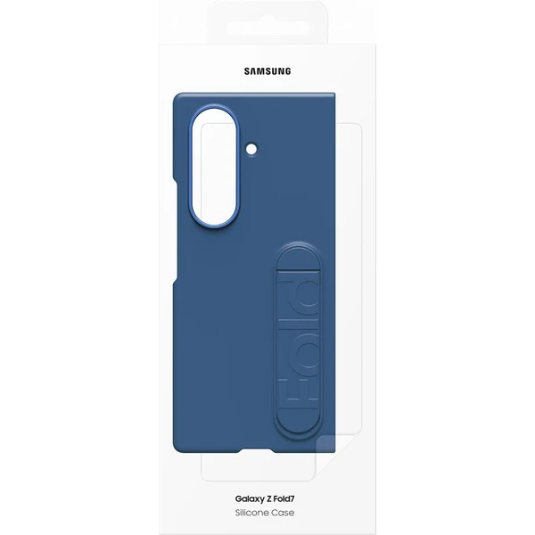 Samsung Silicone Case ochranný kryt Galaxy Z Fold7 modrý - Pouzdra - Obrázek HNGE000K01