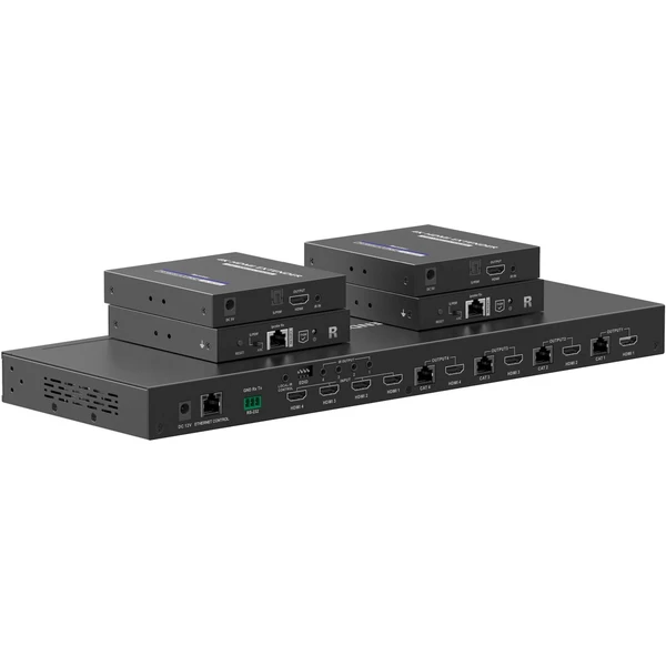 PremiumCord HDMI2.0 Matrix Extender Switch 4:4 - Ostatní - Obrázek HNPF000K01