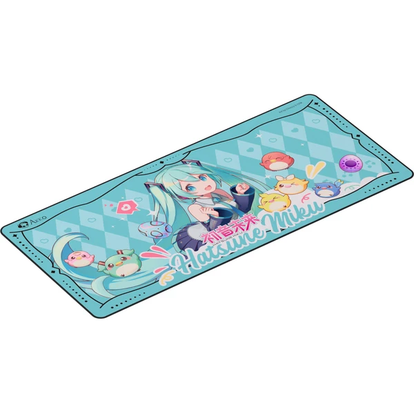 Akko x Hatsune Miku podložka pod myš a klávesnici - Podložky - Obrázek HNQG000K01