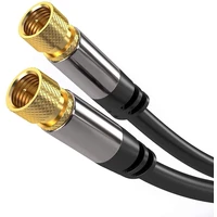 PremiumCord HQ Koaxial F/Koaxial F satelitní kabel 3m černý - Kabely a redukce