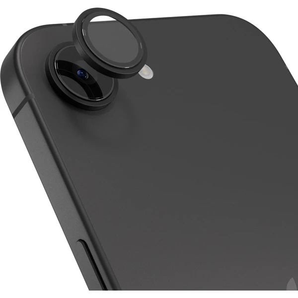Epico hlíníková ochrana čoček fotoaparátu pro Apple iPhone 17e/16e černá - Ochranné folie a skla - Obrázek HOED000O01