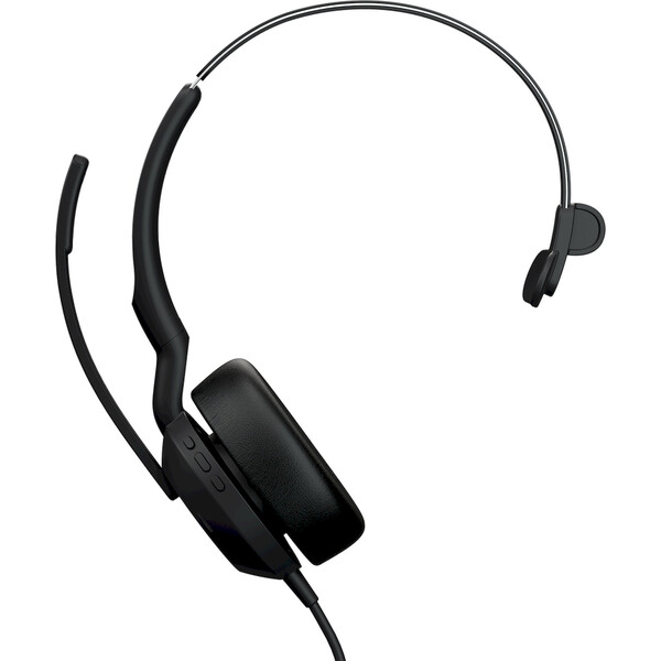 Jabra Evolve2 50 MS Mono bezdrátová sluchátka černá Černá