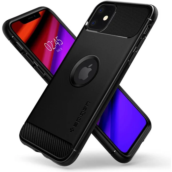 Spigen Rugged Armor kryt iPhone 11 černý - Pouzdra - Obrázek HQHI000401