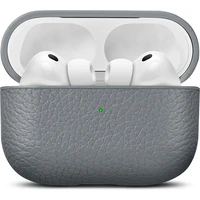 Woolnut Leather kožené pouzdro pro AirPods Pro 3. generace šedé - Pouzdra