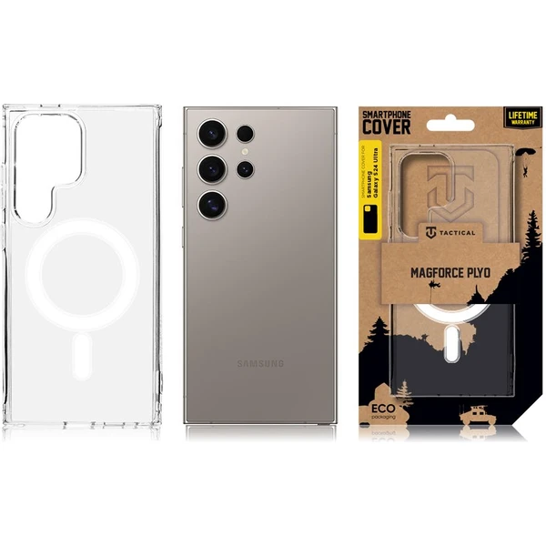Tactical MagForce Kryt Samsung Galaxy S24 Ultra čirý - Pouzdra - Obrázek HQS2000L01