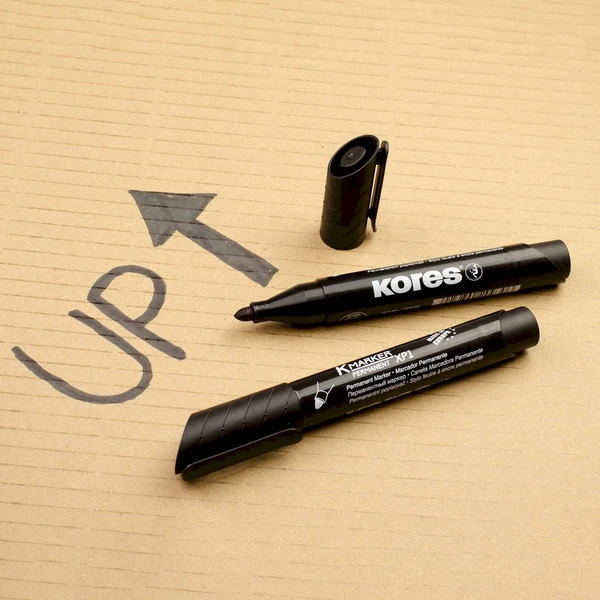 Kores K-MARKER permanentní popisovače s kulatým hrotem 4 barvy - Popisovače - Obrázek HS7H000K01