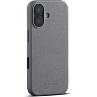 Woolnut MagSafe kožený kryt iPhone 17 šedý - Pouzdra