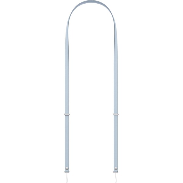 Apple Crossbody popruh světle modrý Světle modrá