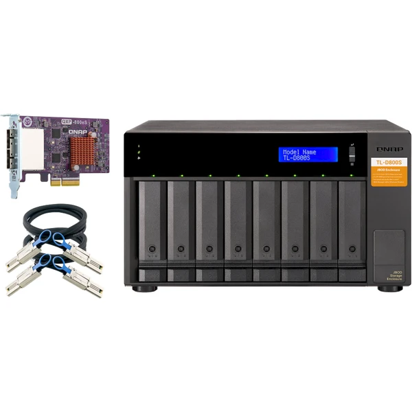 QNAP TL-D800S - NAS servery - Obrázek HUFK000K01