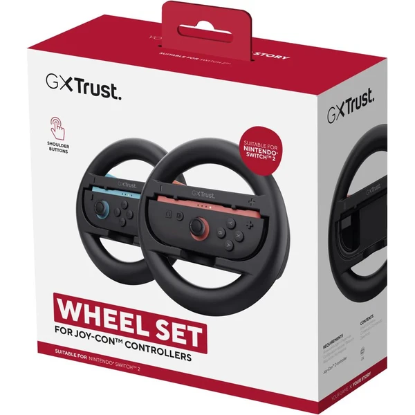 Trust GXT1257 Joy-Con Wheel Switch 2 držák volantu - Volanty - Obrázek HUNK000K01