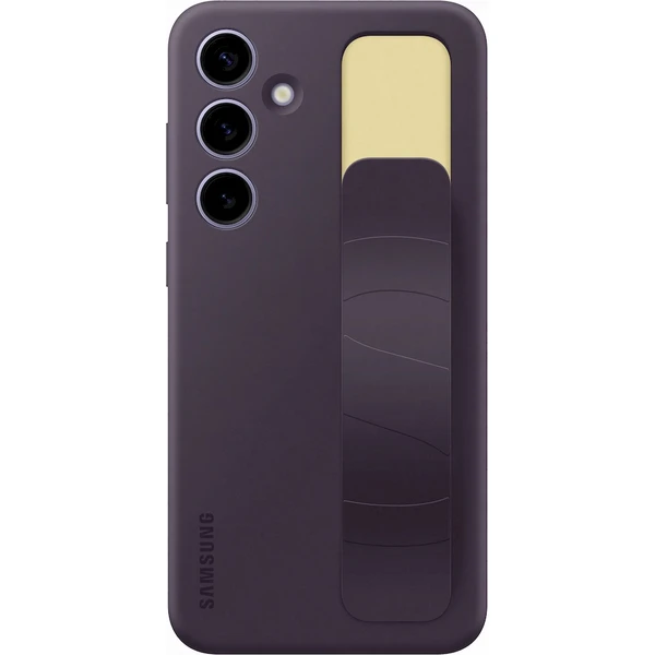Samsung Standing Grip Case Galaxy S24+ Tmavě fialový - Pouzdra - Obrázek HUR1000N01
