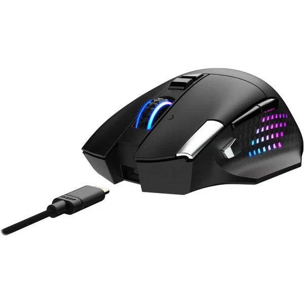 MSI VERSA Pro bezdrátová herní myš + Mouse Dock Pro set černý - Myši - Obrázek HUSE000K01