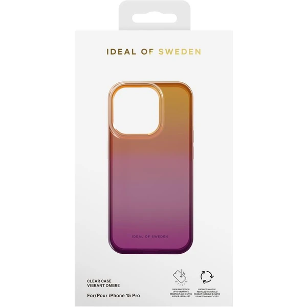 iDeal Of Sweden Clear zadní kryt iPhone 15 Pro Vibrant Ombre - Pouzdra - Obrázek HV80000O01