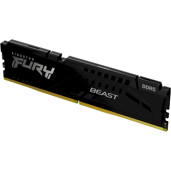 Kingston FURY Beast Black DDR5 64GB 5600MHz CL36 DIMM (1x64GB) EXPO/XMP (KF556C36BBE-64) Černá