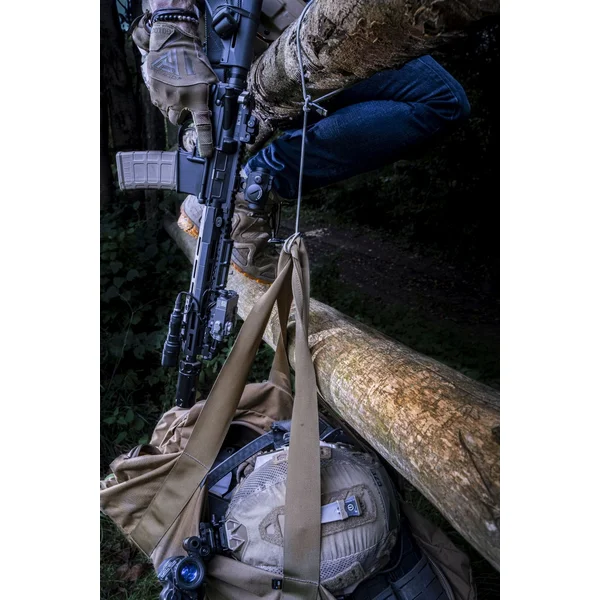 Tactical Fast Rope Aramid Cable USB-A/USB-C napájecí kabel 15W 0,3m šedý - Kabely a redukce - Obrázek HX8Z000501