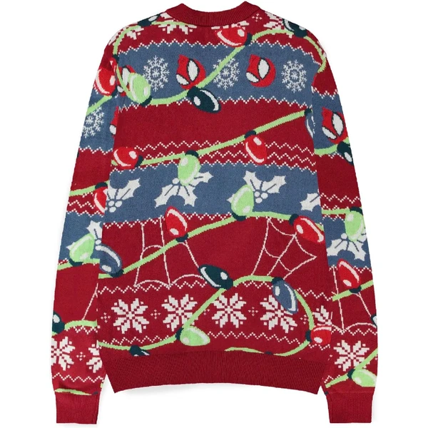 Vánoční svetr Spider-Man - Swing into the Holidays S - Mikiny a svetry - Obrázek HXJI000K01