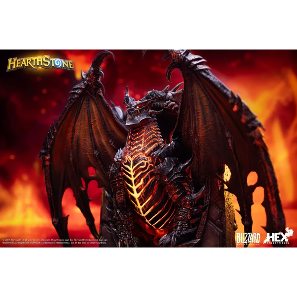 Soška HEX Collectibles Blizzard: Hearthstone - Deathwing 3D Art Frame - Sochy a sošky - Obrázek HXWF000K01