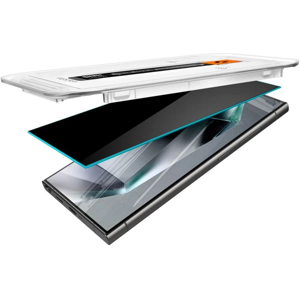Spigen Glass tR EZ Fit Privacy 2 Pack sklo Samsung Galaxy S24 Ultra - Ochranné folie a skla - Obrázek HY66000N01