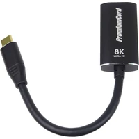PremiumCord USB-C/DisplayPort 1.4 redukce 8K černá - Kabely a redukce