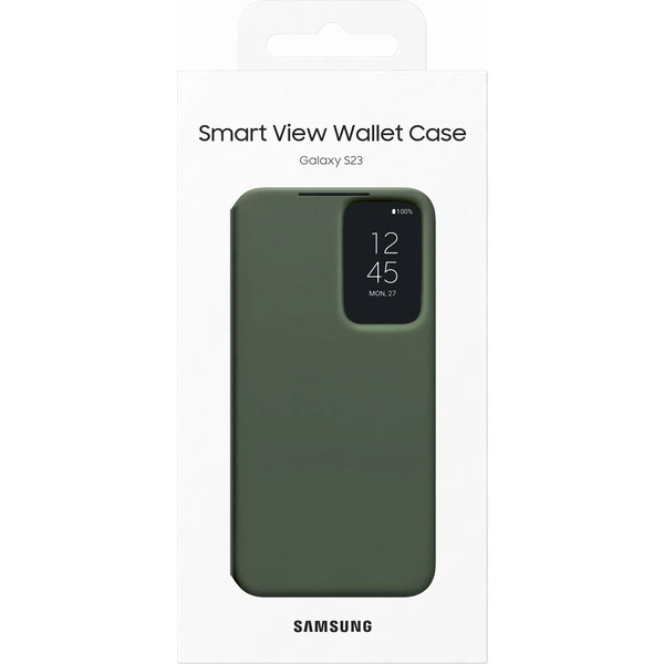 Samsung Smart View Wallet Case Galaxy S23 khaki - Pouzdra - Obrázek HYO0G00101