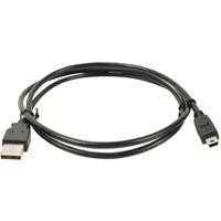 PremiumCord USB-A/MiniUSB-B kabel 5m černý - Kabely a redukce