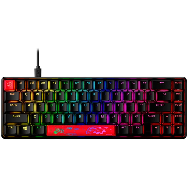 HyperX Alloy Origins 65 Red (US) černá - Klávesnice - Obrázek HYUI300401
