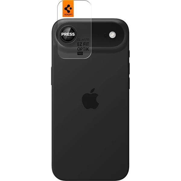 Spigen Glass tR EZ Fit Optik Pro skla iPhone Air black (2 ks) - Ochranné folie a skla - Obrázek HZGH000K01