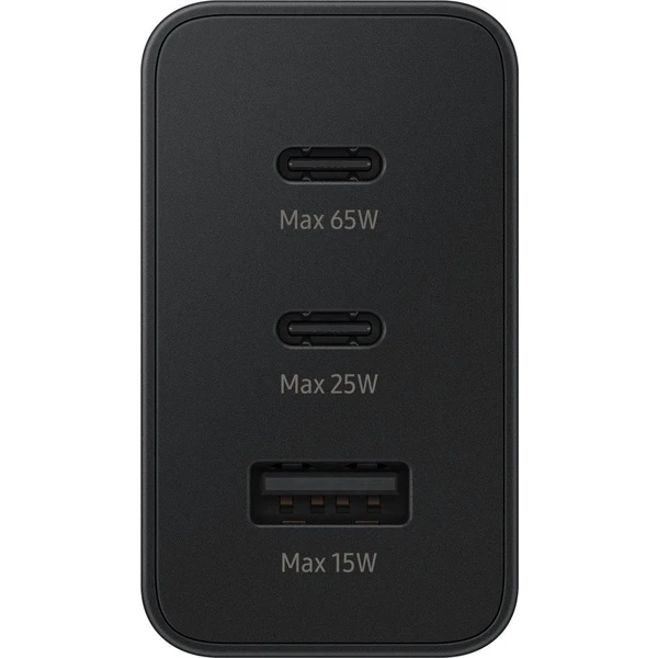 Samsung Trio 65W síťový adaptér černý (EP-T6530NBEGEU) - Nabíječky - Obrázek I0AY600301