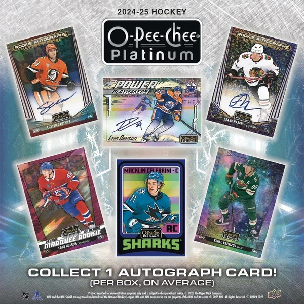 2024-25 Upper Deck O-Pee-Chee Platinum Hockey Hobby Box - Hokejové karty - Obrázek I0BE000K01