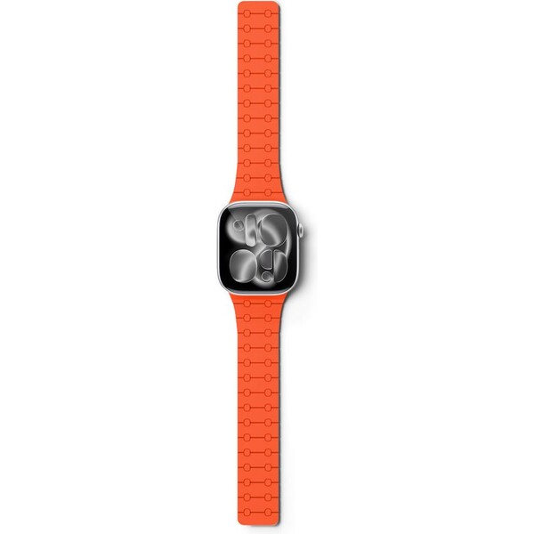 Epico Magnetic+ silikonový řemínek pro Apple Watch 42/41/40/38mm oranžový Oranžová