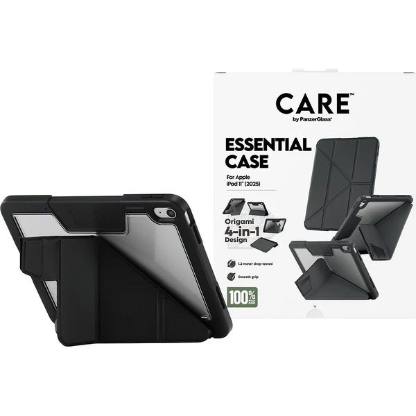PanzerGlass® CARE 4v1 Essential pouzdro Apple iPad 11" (2025) černé - Pouzdra - Obrázek I0XL000K01