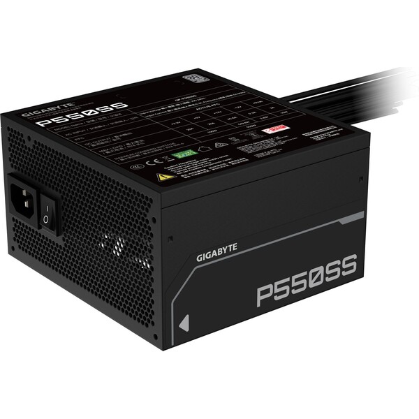 GIGABYTE P550SS Silver 550W černý - Zdroje - Obrázek I0ZF000N01