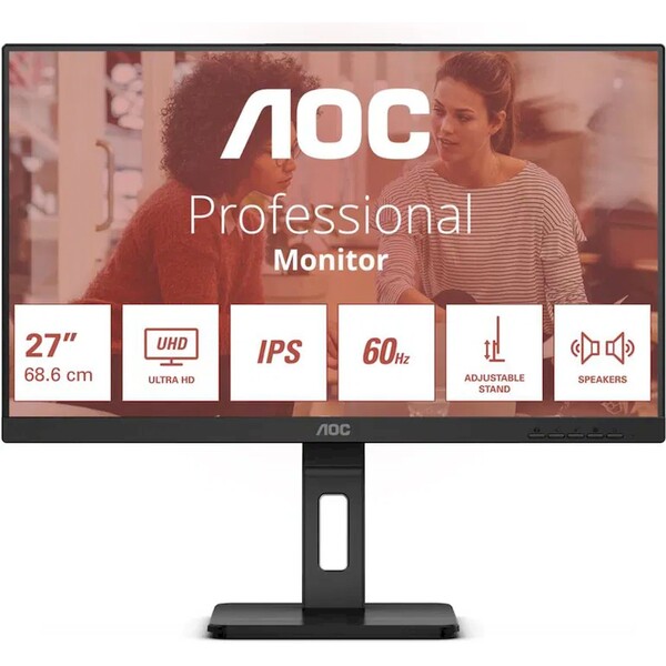 AOC U27E3UF Černá