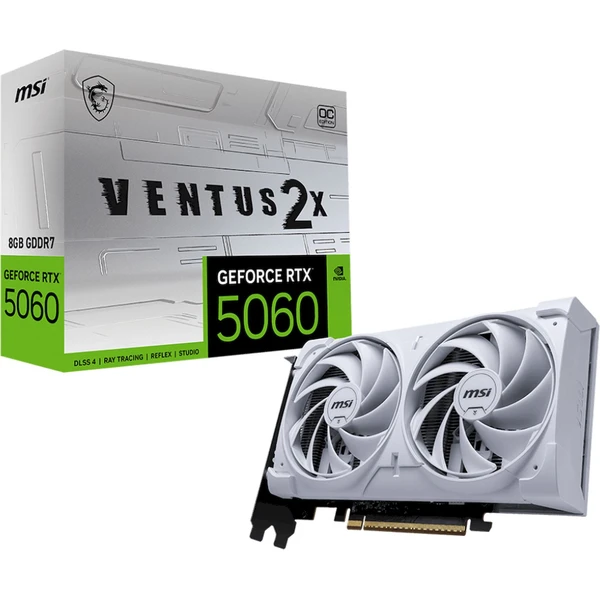 MSI NVIDIA GeForce RTX 5060 8G VENTUS 2X OC WHITE - Grafické karty - Obrázek I14F000O01