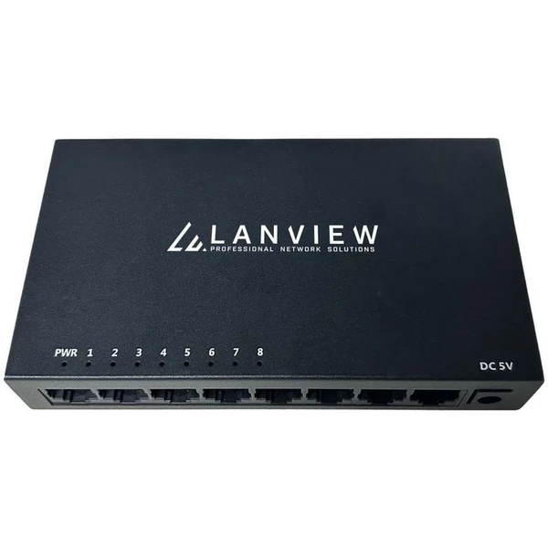 Lanview LVN-DESK-8PORT-1G switch - Switche - Obrázek I1HG000K01