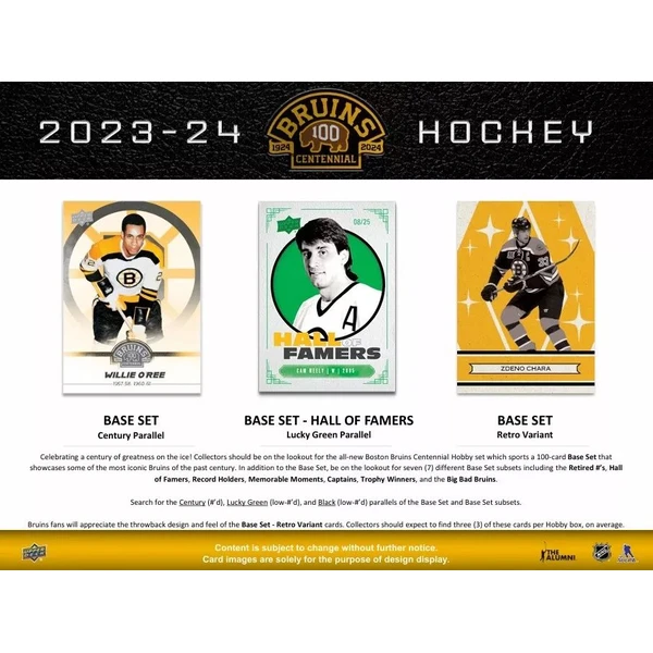 Hokejové karty 2023-24 Upper Deck Boston Bruins Centennial Hobby Box - Hokejové karty - Obrázek I1RA000P01
