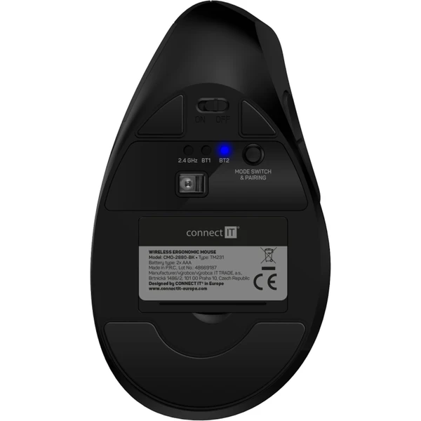 CONNECT IT FOR HEALTH Verti TriMode ergonomická vertikální myš - Myši - Obrázek I2N0000P01