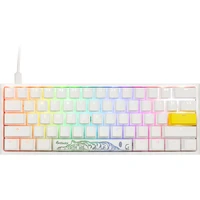 Ducky One 2 Pro Mini Cherry Silent Red herní klávesnice (US) bílá - Klávesnice