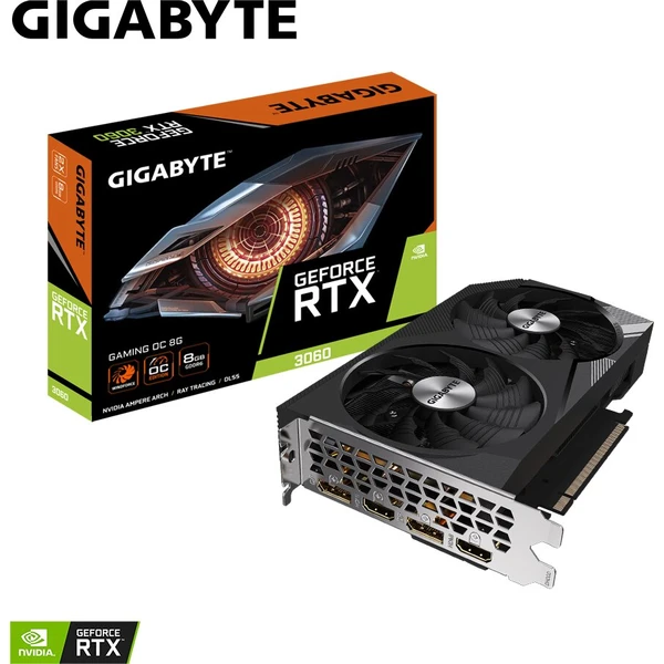 GIGABYTE NVIDIA GeForce RTX 3060 GAMING OC 8G LHR, 8GB GDDR6 - Grafické karty - Obrázek I3E5000601