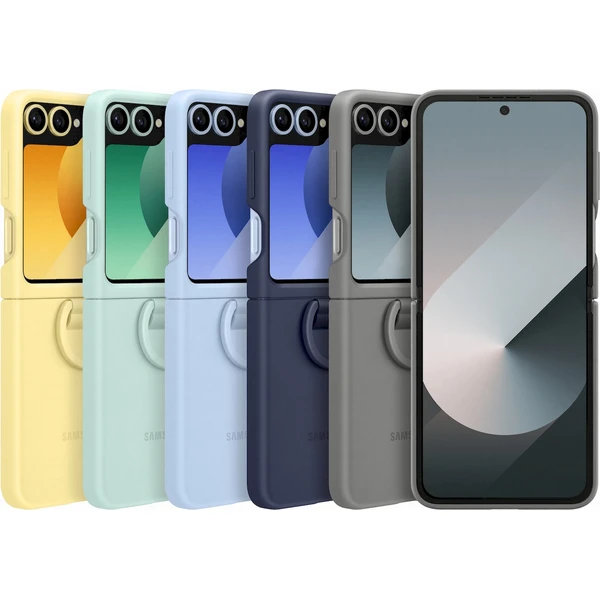 Samsung Silicone Case kryt Galaxy Z Flip6 námořně modrý - Pouzdra - Obrázek I3E7000L01