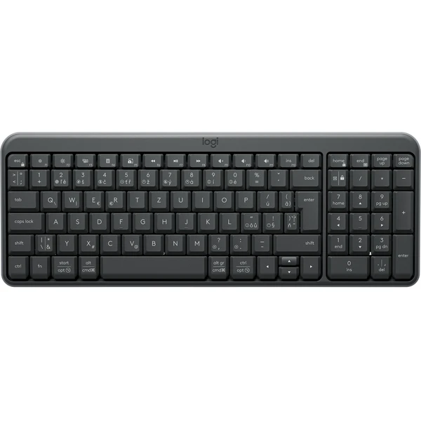 Logitech K250 CZ/SK bezdrátová klávesnice světle šedá - Klávesnice - Obrázek I46F000K01