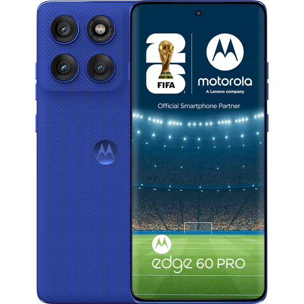 Motorola Edge 60 Pro 12GB/512GB PANTONE Dazzling Blue PB7X0010PL Modrá